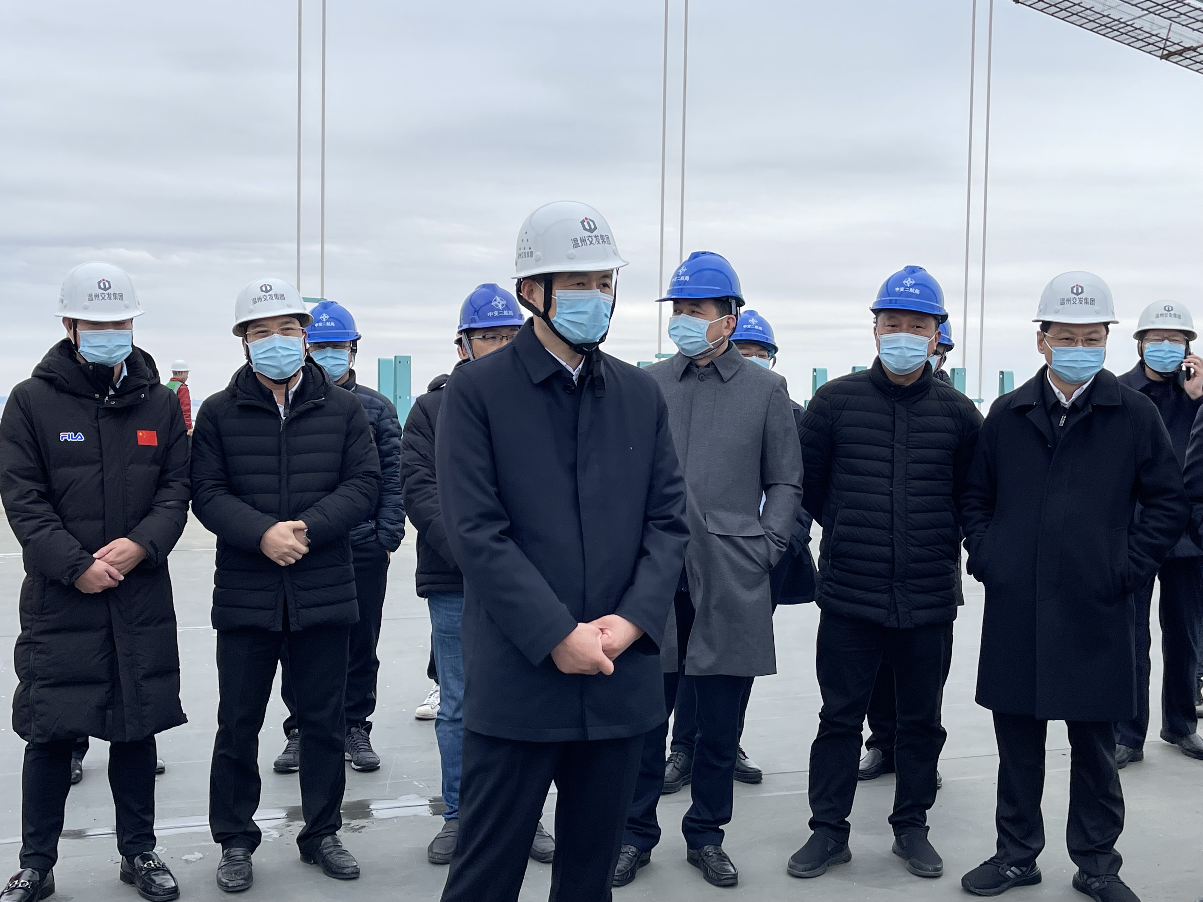 選用圖片：浙江省委常委、溫州市委書記劉小濤到溫州甌江北口大橋項目調研.jpg